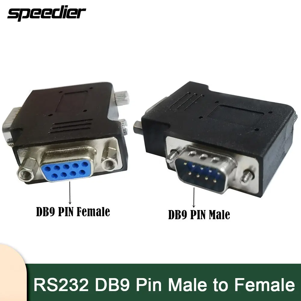 RS232 DB9 Pin Male To Female Left & Right Angled 90 Degree Changer Coupler Adapter Connecter
RS232 DB9 Pin Male To Female Left & Right Angled 90 Degree Changer Coupler Adapter Connecter