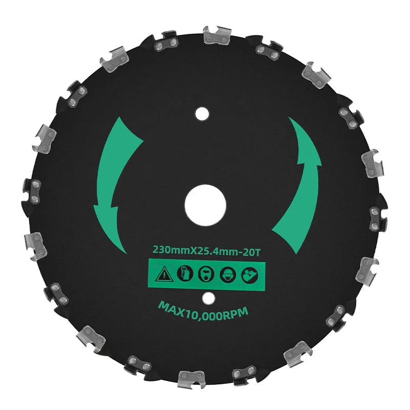 New Model Metal Blades with Chain-- 7" 9" Cutting Trees,Brush Cutter,Grass Trimmer Lawn Mower Replacement Spare Parts
New Model Metal Blades with Chain-- 7" 9" Cutting Trees,Brush Cutter,Grass Trimmer Lawn Mower Replacement Spare Parts