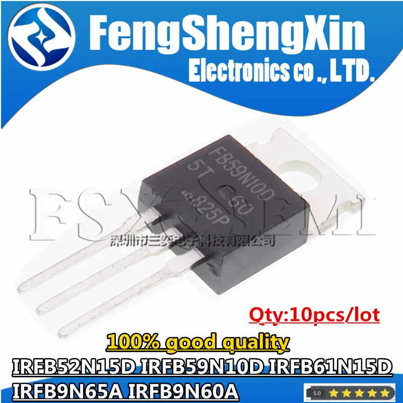 10pcs IRFB52N15D IRFB59N10D IRFB61N15D IRFB9N65A IRFB9N60A TO220 FB52N15D FB59N10D FB61N15D FB9N65A FB9N60A
10pcs IRFB52N15D IRFB59N10D IRFB61N15D IRFB9N65A IRFB9N60A TO220 FB52N15D FB59N10D FB61N15D FB9N65A FB9N60A