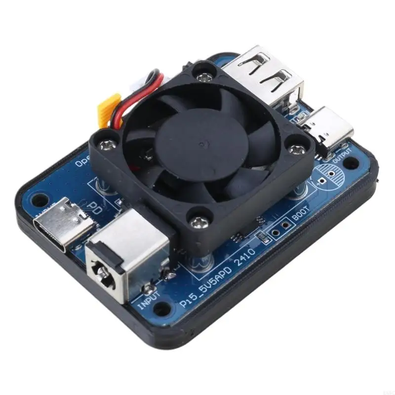 E65C Stable 5V5A Power Supply Module with PD Input for RPI 5 Development Boards
E65C Stable 5V5A Power Supply Module with PD Input for RPI 5 Development Boards
