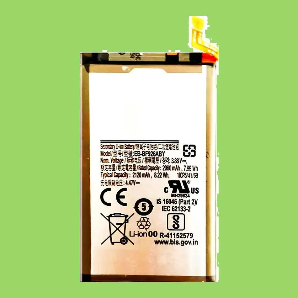 EB-BF926ABY для Samsung Galaxy Z Fold 3 Fold3 5G 2120 мАч аккумулятор мобильного телефона надежное питание
EB-BF926ABY для Samsung Galaxy Z Fold 3 Fold3 5G 2120 мАч аккумулятор мобильного телефона надежное питание