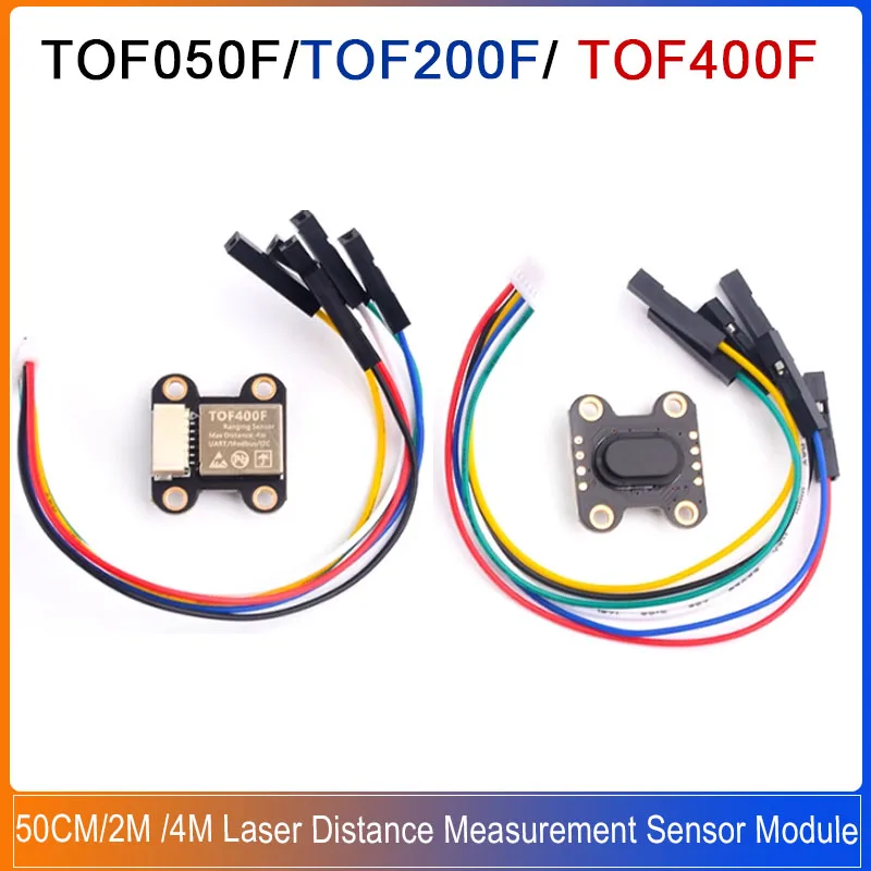 TOF050F/TOF200F/ TOF400F Laser Distance Measurement Sensor Module ToF 50CM/2M /4M MODBUS IIC Serial Port Output Multi-mode
TOF050F/TOF200F/ TOF400F Laser Distance Measurement Sensor Module ToF 50CM/2M /4M MODBUS IIC Serial Port Output Multi-mode