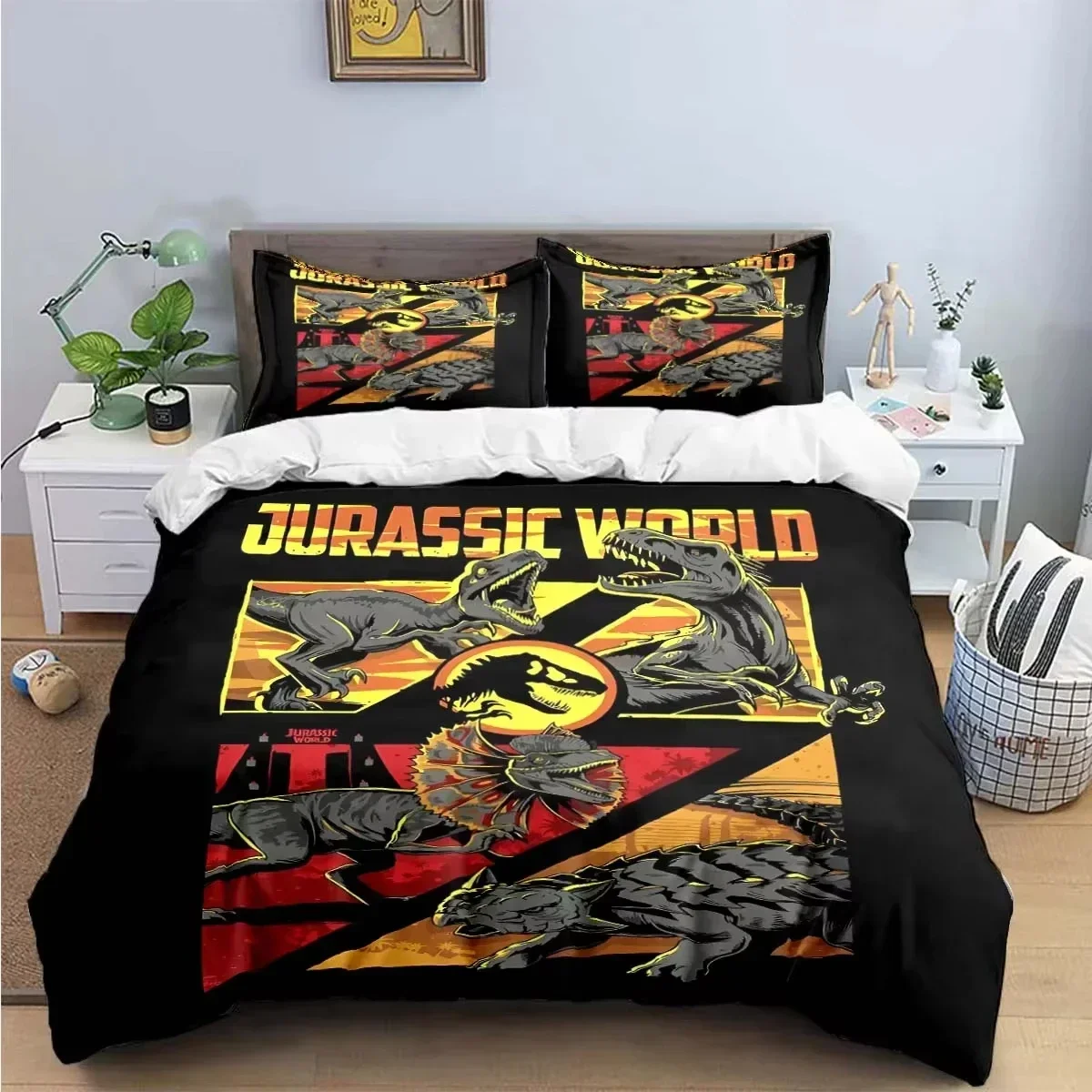 Fashion 3D Dinosaur J-Jurassic Park Print Bedding Sets Bed Supplies Set Duvet Cover Bed Comforter Set Bedding Set Luxury Gift
Fashion 3D Dinosaur J-Jurassic Park Print Bedding Sets Bed Supplies Set Duvet Cover Bed Comforter Set Bedding Set Luxury Gift