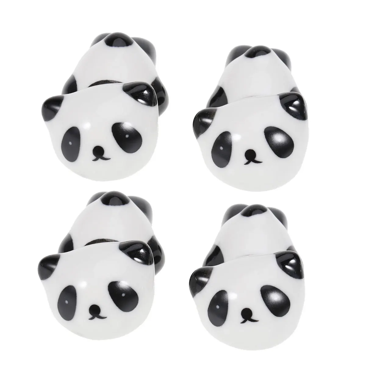 4Pcs Ceramic Panda Chopsticks Rack Cartoon Animal Chopsticks Holder Spoon Fork Rest Kitchen Dining Tableware Supplies Black
4Pcs Ceramic Panda Chopsticks Rack Cartoon Animal Chopsticks Holder Spoon Fork Rest Kitchen Dining Tableware Supplies Black