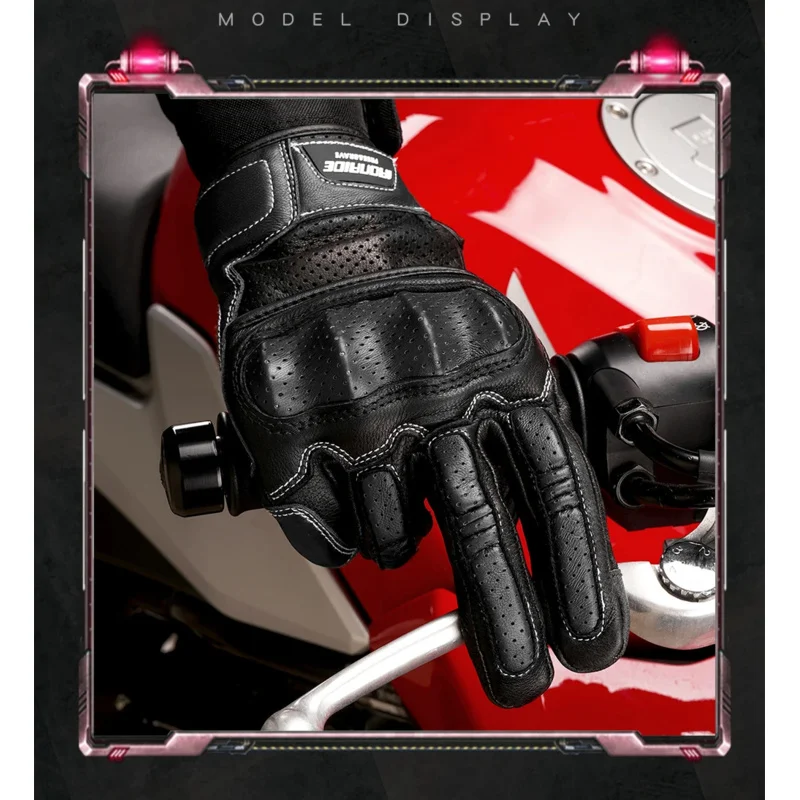 Vintage Style Retro Motorcycle Driving Gloves with Perforated Knuckles and Touchscreen Compatibility for Warm Weather Riding
Vintage Style Retro Motorcycle Driving Gloves with Perforated Knuckles and Touchscreen Compatibility for Warm Weather Riding