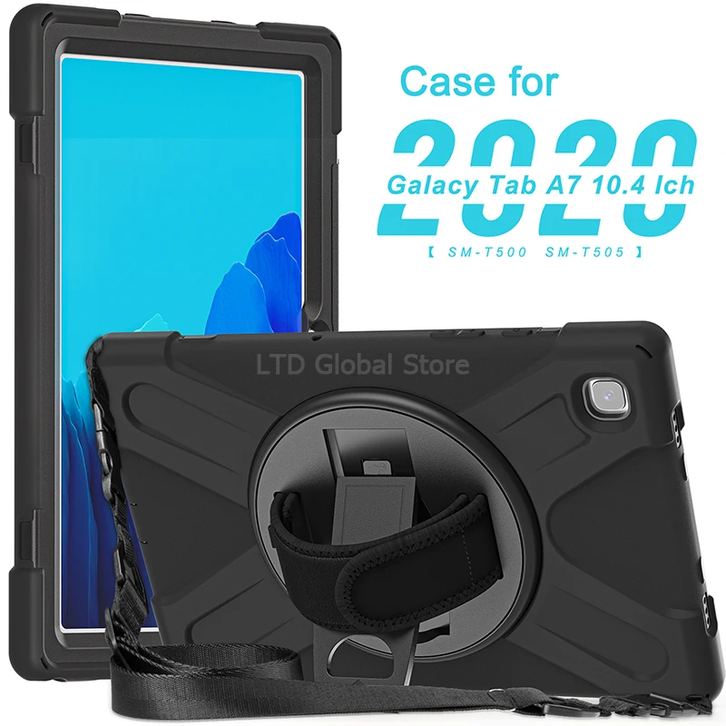 Case For Samsung Galaxy Tab A7 10.4 inch 2022 T503 2020 T500 Tablet Case Kickstand Holder Hand Shoulder Strap 360 Rotation Cover
Case For Samsung Galaxy Tab A7 10.4 inch 2022 T503 2020 T500 Tablet Case Kickstand Holder Hand Shoulder Strap 360 Rotation Cover