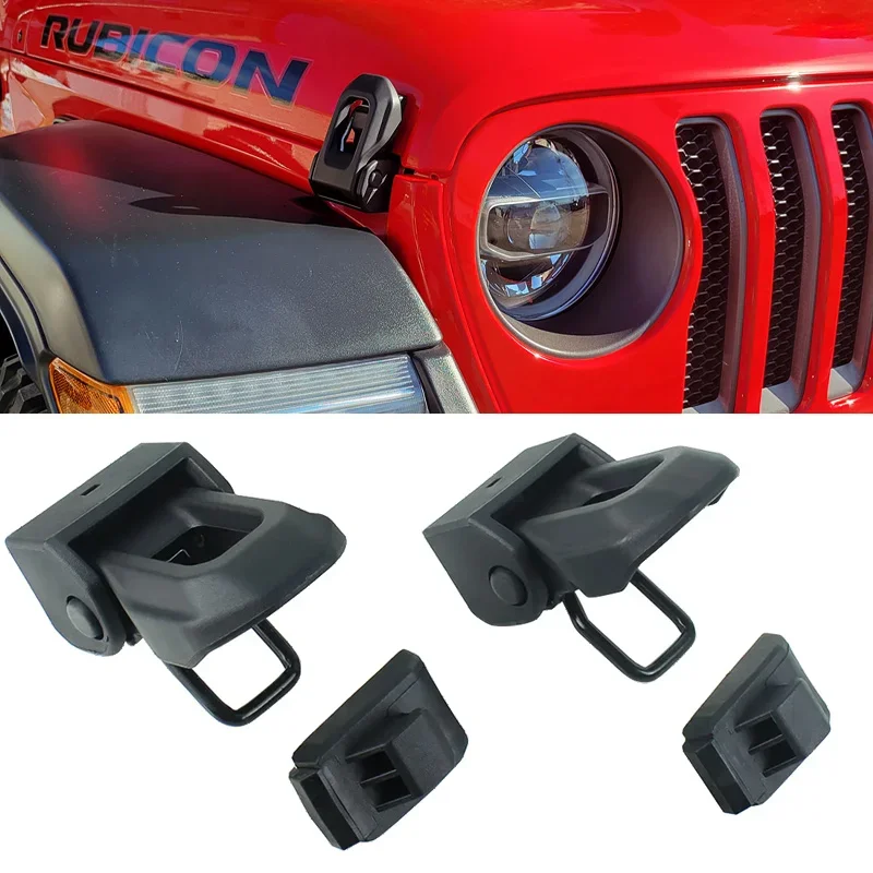 Car Engine Lock Hood Latch Lock Catch Bonnet Fastener Decoration Cover Car Exterior Accessories for Jeep Wrangler JL 2018+
Car Engine Lock Hood Latch Lock Catch Bonnet Fastener Decoration Cover Car Exterior Accessories for Jeep Wrangler JL 2018+