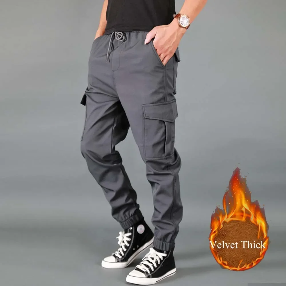 2024 Winter Mens Cargo Pants Thick Fleece Joggers Multi Pockets Loose Sport Trousers Male Casual Warm Sweatpants Jogger Pants
2024 Winter Mens Cargo Pants Thick Fleece Joggers Multi Pockets Loose Sport Trousers Male Casual Warm Sweatpants Jogger Pants