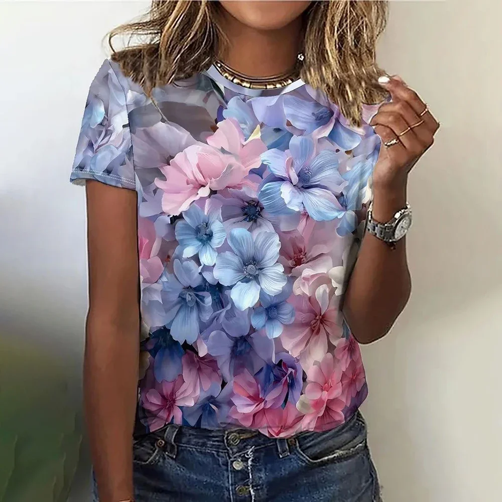 Daily Women's T-Shirt Summer O-Neck T Shirt For Women Fashion Short Sleeve Casual T-Shirt 3d Print Women's Clothing
Daily Women's T-Shirt Summer O-Neck T Shirt For Women Fashion Short Sleeve Casual T-Shirt 3d Print Women's Clothing