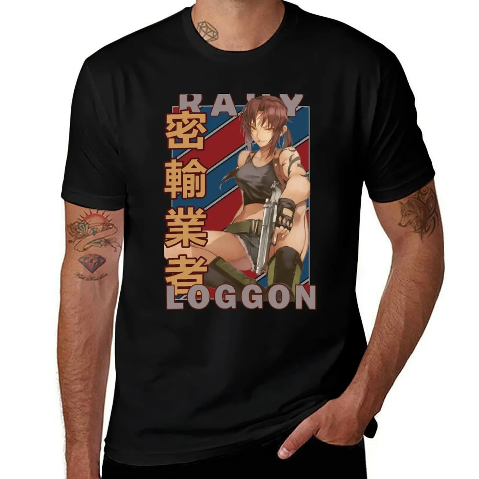 Revy Rebecca Lee V2 Black Lagoon Vintage Stripe Design T-Shirt mens graphic t shirts t shirt man luxury T-shirt
Revy Rebecca Lee V2 Black Lagoon Vintage Stripe Design T-Shirt mens graphic t shirts t shirt man luxury T-shirt