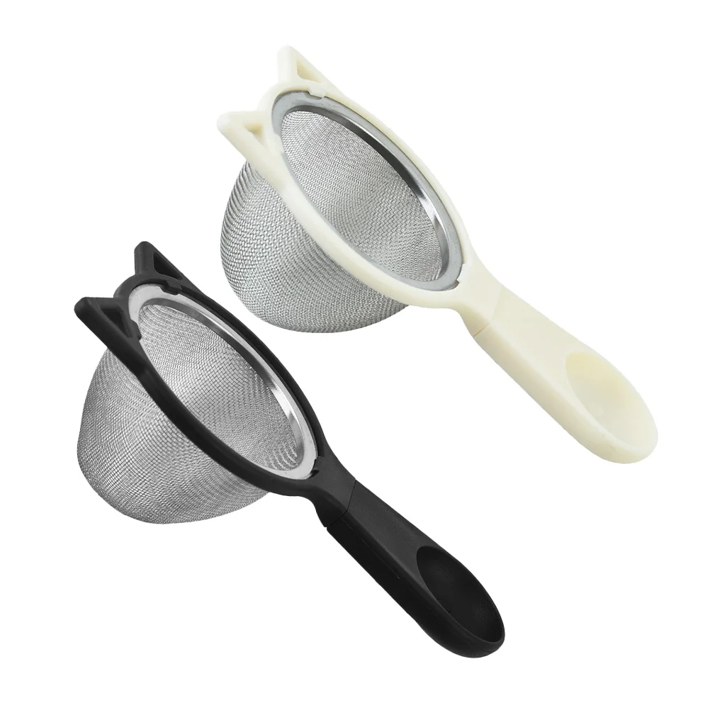 2pcs Oil Residue Filter Kitchen Strainer Spoon Stainless Steel Pp Reusable Lightweight Portable Flour Soy Milk Filtering Ladle 
2pcs Oil Residue Filter Kitchen Strainer Spoon Stainless Steel Pp Reusable Lightweight Portable Flour Soy Milk Filtering Ladle