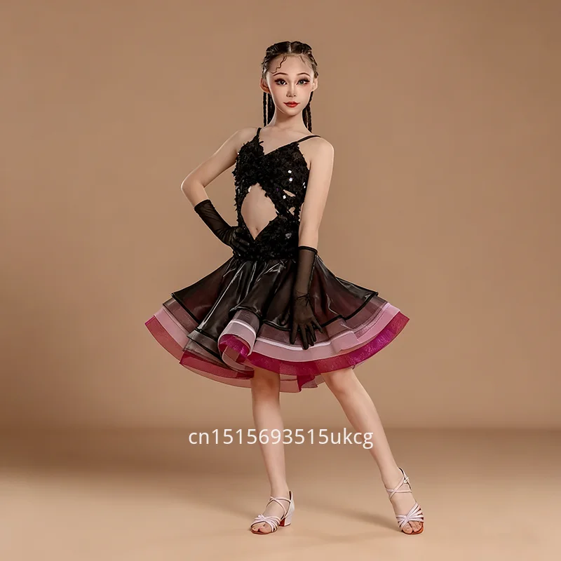 Child Latin Dance Stage Performance Costumes Ballroom Dance Clothing Sequin Dress Kids Latin Salsa Dresses Samba Dance Costumes
Child Latin Dance Stage Performance Costumes Ballroom Dance Clothing Sequin Dress Kids Latin Salsa Dresses Samba Dance Costumes