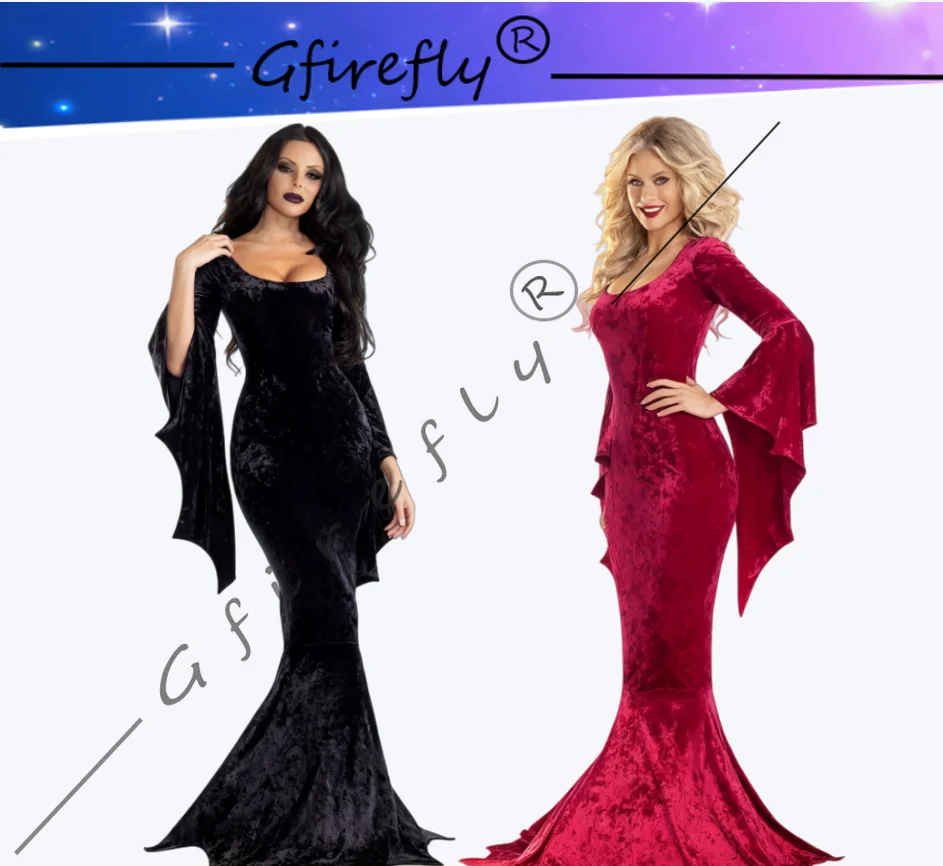 Halloween Bat Witch Ghost Bride Costume Gothic Witch Vampire Masquerade Ball Long Dress Stage Performance Costume for Adults
Halloween Bat Witch Ghost Bride Costume Gothic Witch Vampire Masquerade Ball Long Dress Stage Performance Costume for Adults