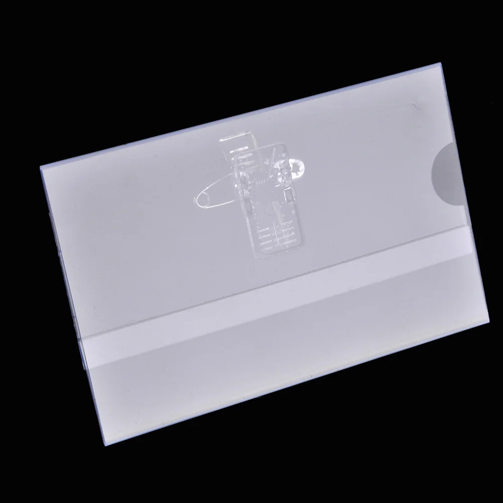 50 Pcs Transparent Badge Name Tag Holder Clips for Badges Chest Card Tags with Labels Id
50 Pcs Transparent Badge Name Tag Holder Clips for Badges Chest Card Tags with Labels Id