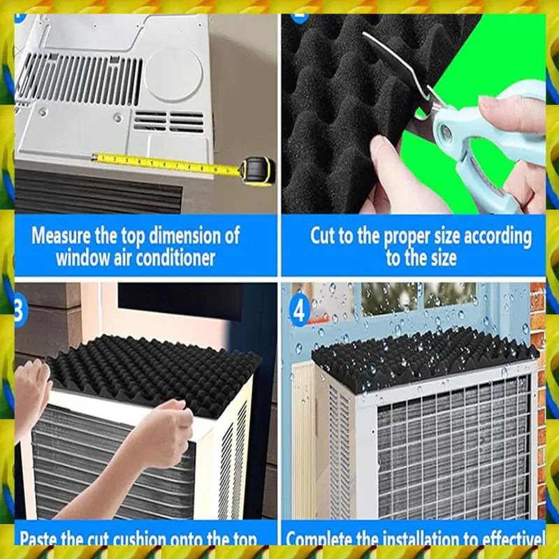 WFF Air Conditioning Drip Pad Removable Magnetic Cushion Air Conditioner Prevent Dropping Noise Of Water Dripping
WFF Air Conditioning Drip Pad Removable Magnetic Cushion Air Conditioner Prevent Dropping Noise Of Water Dripping