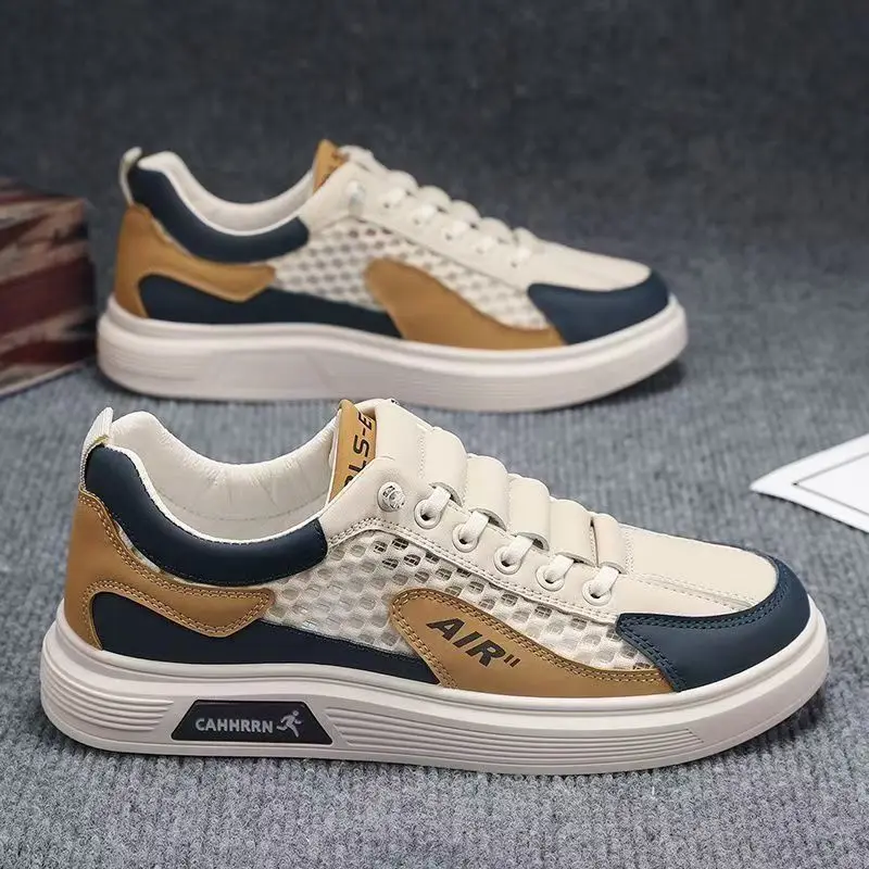 2026 New Men Shoes Large Hole Mesh Skateboard Shoes Breathable Summer Casual Streetwear Trendy Versatile Sneakers
2026 New Men Shoes Large Hole Mesh Skateboard Shoes Breathable Summer Casual Streetwear Trendy Versatile Sneakers