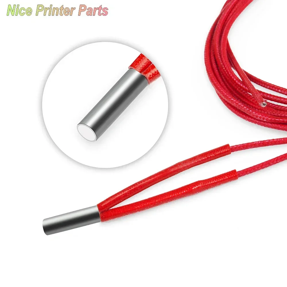 20pcs/pack Hotend 24V 40W Red Heater Cartridge Extruder Heater + 100K NTC 3950K Thermistor for Ender 3 Pro 3D Printer Accessory
20pcs/pack Hotend 24V 40W Red Heater Cartridge Extruder Heater + 100K NTC 3950K Thermistor for Ender 3 Pro 3D Printer Accessory