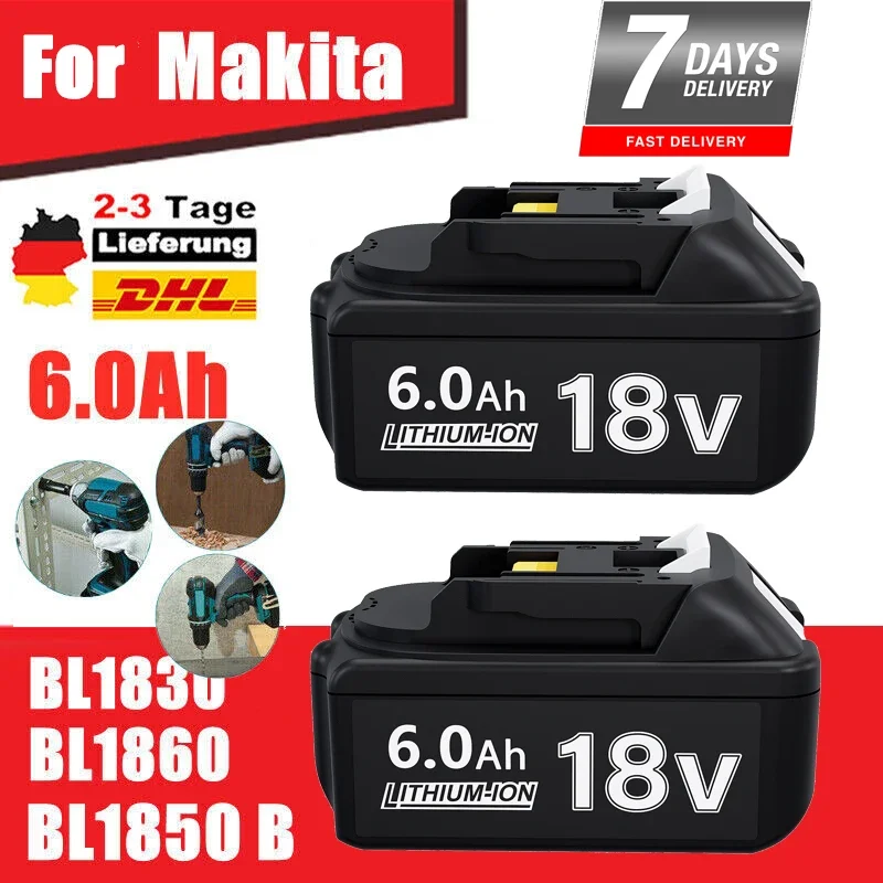 BL1850 для аккумулятора Makita 18 В, литий-ионный аккумулятор 18650, подходит для электроинструмента Makita BL1860 BL1830 LXT400
BL1850 для аккумулятора Makita 18 В, литий-ионный аккумулятор 18650, подходит для электроинструмента Makita BL1860 BL1830 LXT400