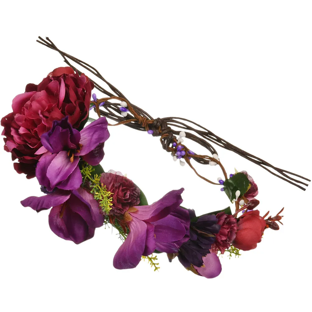 Purple Flower Headband for Women One Size Fits Most Elegant Fashionable Floral Hairband Wedding Bridal Party Beach Photo Prop
Purple Flower Headband for Women One Size Fits Most Elegant Fashionable Floral Hairband Wedding Bridal Party Beach Photo Prop
