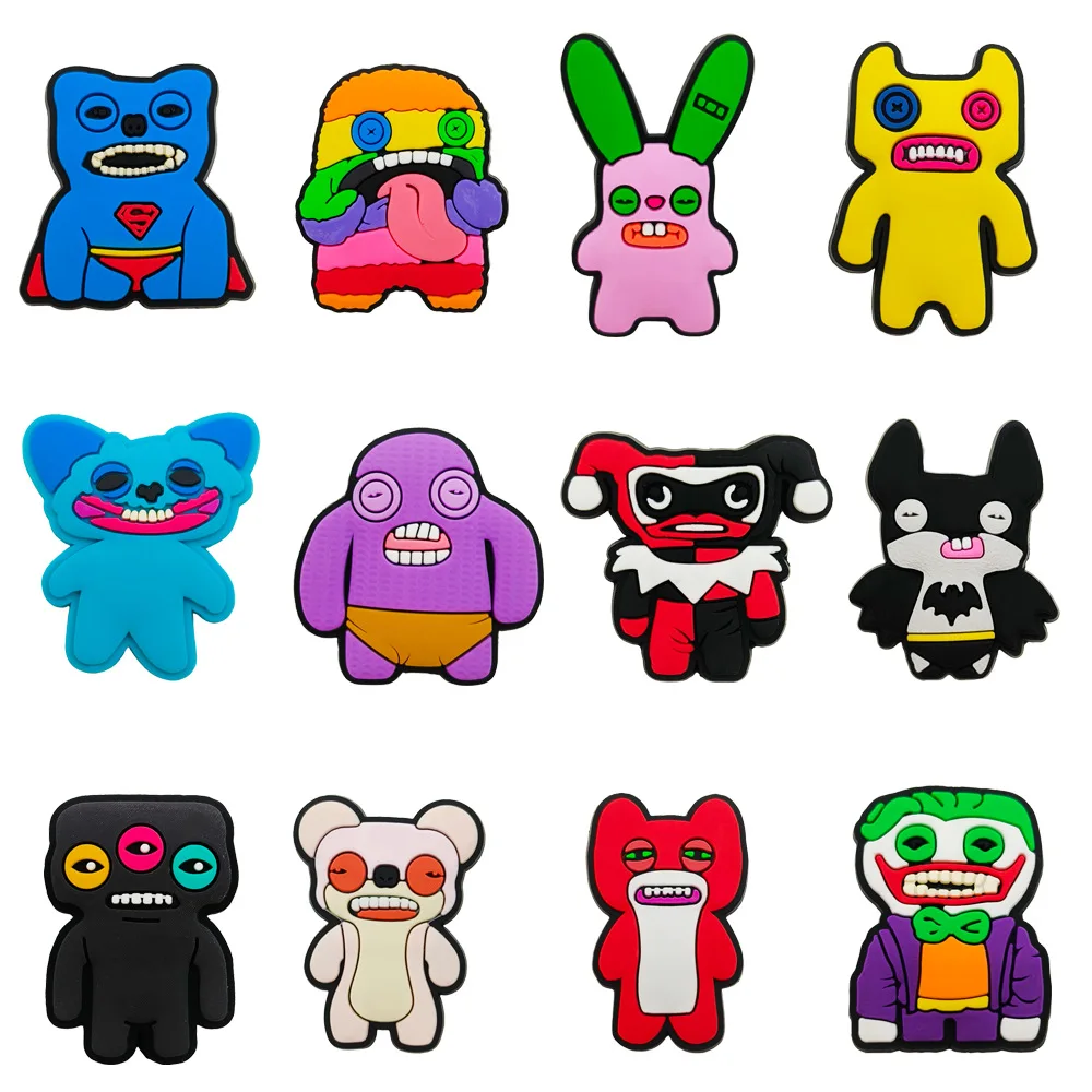 12pcs Tooth Monster Shoe Charms DIY Cartoon Clog Sandal Shoes Accessorie Wristband Hole Slipper Decoration Buckle X-mas Gifts
12pcs Tooth Monster Shoe Charms DIY Cartoon Clog Sandal Shoes Accessorie Wristband Hole Slipper Decoration Buckle X-mas Gifts