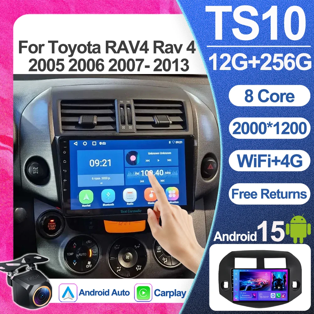 Android 15 For Toyota RAV4 Rav 4 2005 2006 2007 2008 2009 2010 2011 2012 2013 Car Radio Multimedia Video Player Navigation stere
Android 15 For Toyota RAV4 Rav 4 2005 2006 2007 2008 2009 2010 2011 2012 2013 Car Radio Multimedia Video Player Navigation stere