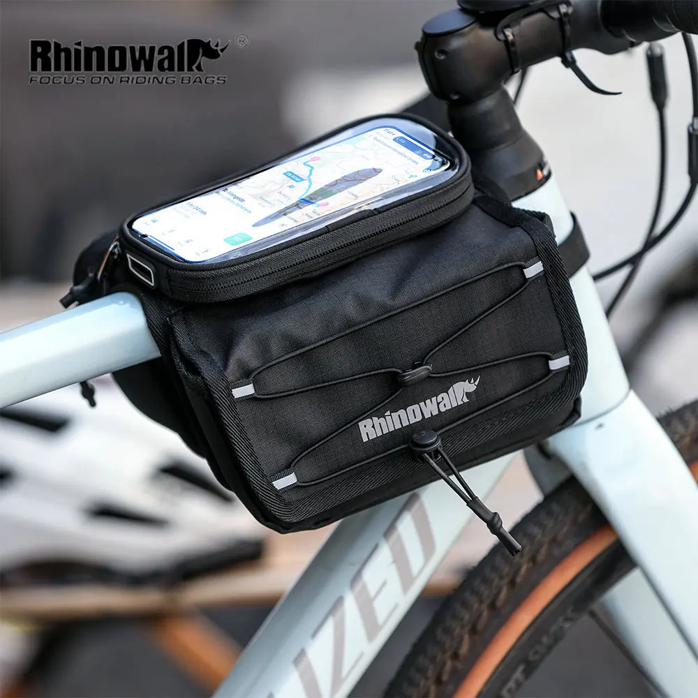 Rhinowalk Bike Touchscreen Top Tube Bag Magnetic Splashproof Frame Bag Urban Cycling 7 Inch Phone Case MTB Road Bike Accessories
Rhinowalk Bike Touchscreen Top Tube Bag Magnetic Splashproof Frame Bag Urban Cycling 7 Inch Phone Case MTB Road Bike Accessories
