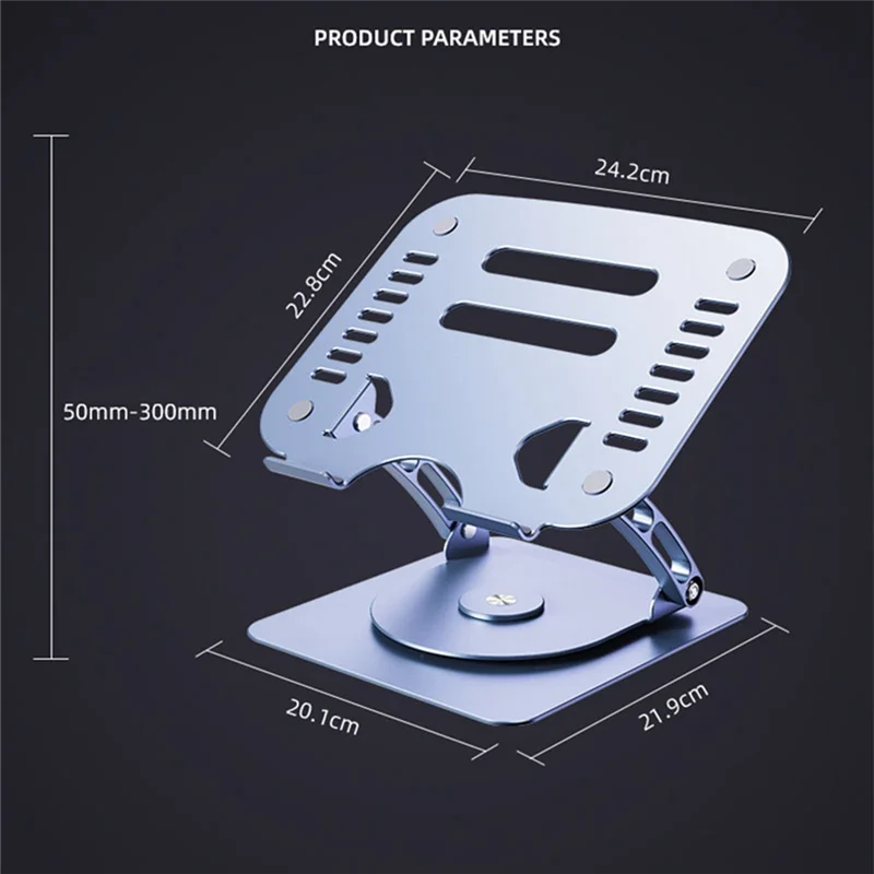 Optimal Aluminum Alloy Laptop Stand 360° Rotatable Notebook Holder Liftable Stand For PC Laptop Bracket Tablet Computer
Optimal Aluminum Alloy Laptop Stand 360° Rotatable Notebook Holder Liftable Stand For PC Laptop Bracket Tablet Computer