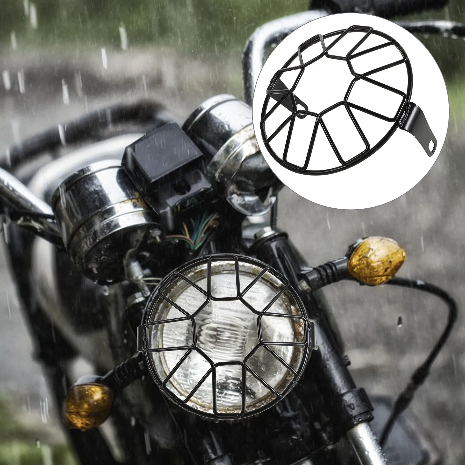 1pcs Motorcycle Headlight Cover Mesh Design Durable Front Headlight Guard Protection Grill Cover For Lamp
1pcs Motorcycle Headlight Cover Mesh Design Durable Front Headlight Guard Protection Grill Cover For Lamp