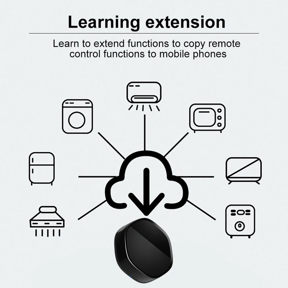 1pc Smart Infrared Remote Controller Universal For Air Conditioner Set-Top Box Mobile Phone App Control Home Office Use
1pc Smart Infrared Remote Controller Universal For Air Conditioner Set-Top Box Mobile Phone App Control Home Office Use