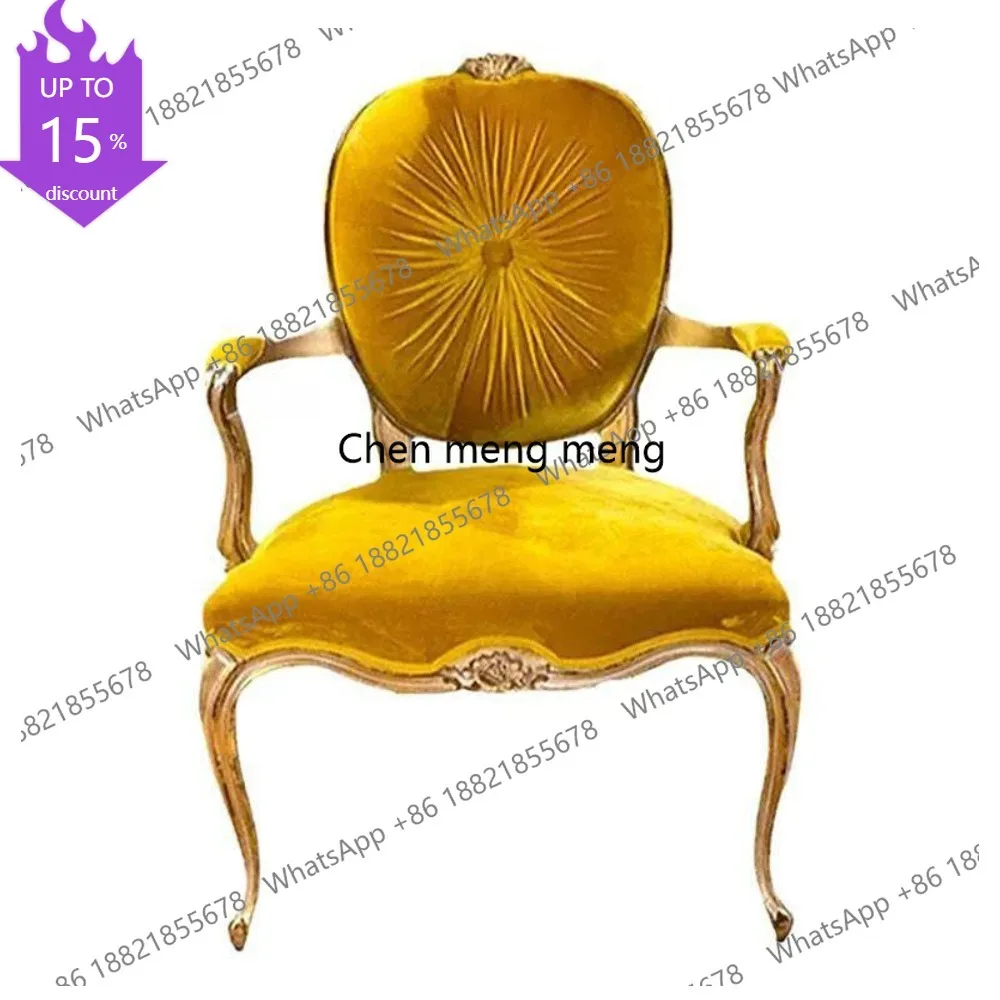 D132 European solid wood carving flower sofa chair high-end light luxury velvet fabric single chair high back dining chair
D132 European solid wood carving flower sofa chair high-end light luxury velvet fabric single chair high back dining chair