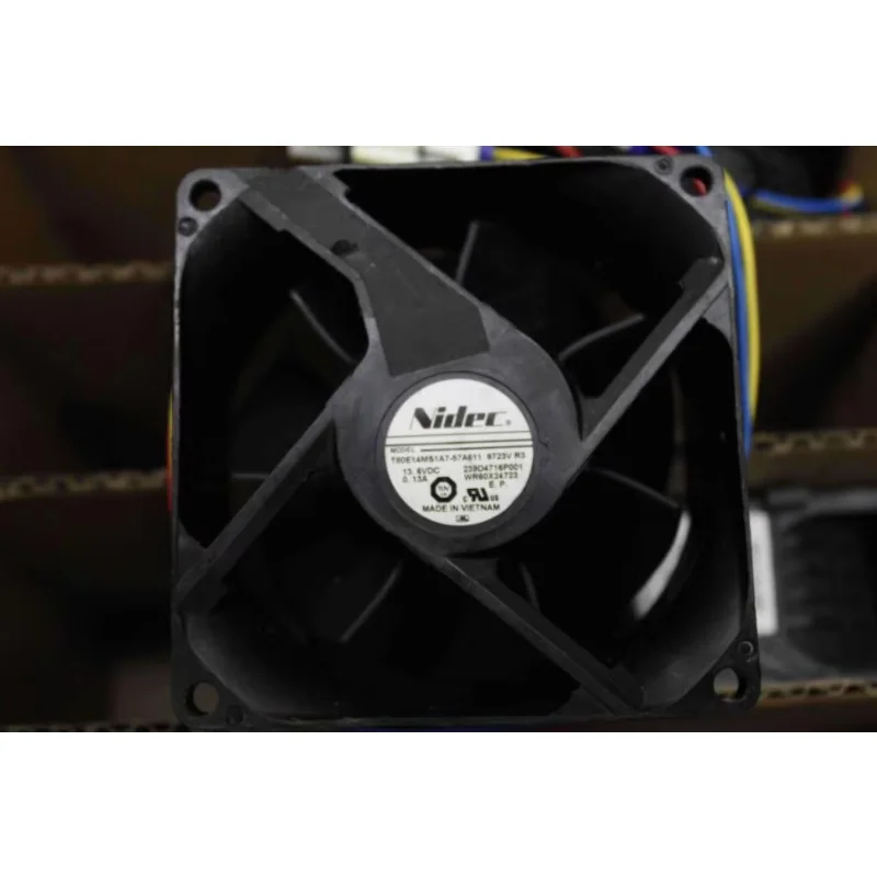 Nidec T80E14MS1A7-57A611 DC 13,6 В 0,13 А 80x80x38 мм 4-проводной охлаждающий вентилятор для сервера
Nidec T80E14MS1A7-57A611 DC 13,6 В 0,13 А 80x80x38 мм 4-проводной охлаждающий вентилятор для сервера