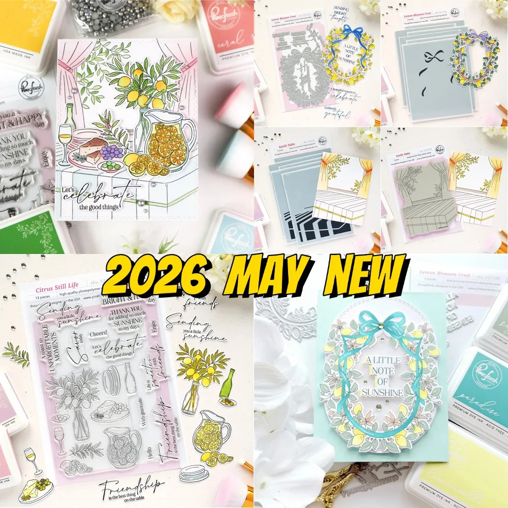 2026 New Lemon Blossom Crest Stamp Metal Cutting Dies For DIY Scrapbooking Crafts Maker Photo Album Template Handmade Decoration
2026 New Lemon Blossom Crest Stamp Metal Cutting Dies For DIY Scrapbooking Crafts Maker Photo Album Template Handmade Decoration