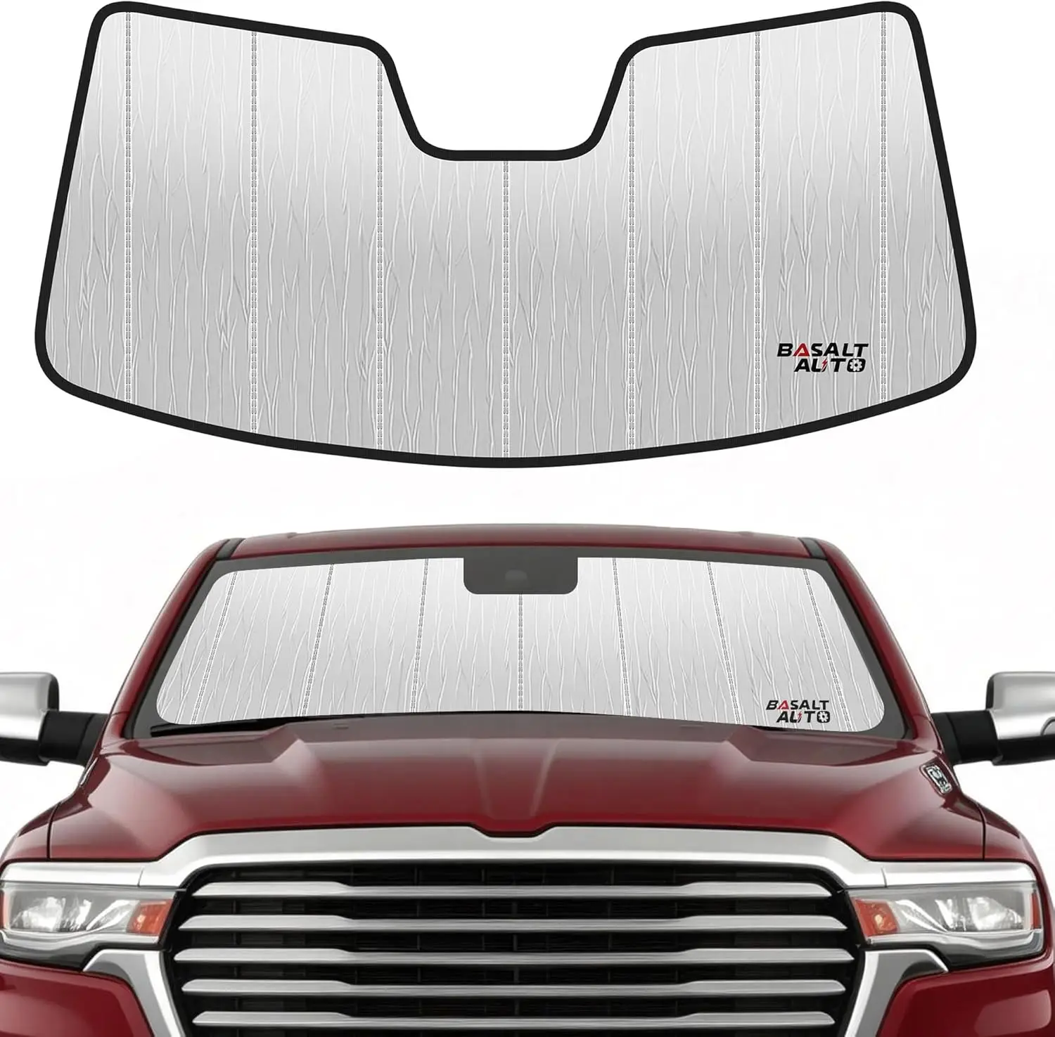 Custom Fit Sun Shade for 2019-2025 Ram 1500, 10" Sensor, Silver Reflective, Foldable, with Storage Bag
Custom Fit Sun Shade for 2019-2025 Ram 1500, 10" Sensor, Silver Reflective, Foldable, with Storage Bag