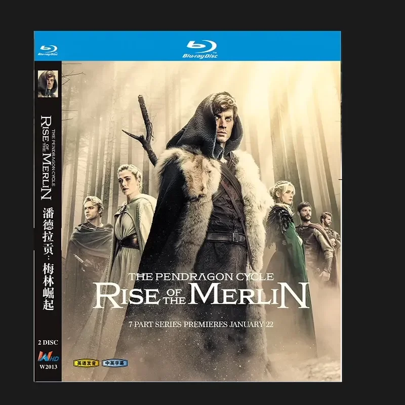 Blu-ray BD Disc High Definition American Drama Pendragon The Rise of Merlin 2026 2 Discs with Chinese Subtitles
Blu-ray BD Disc High Definition American Drama Pendragon The Rise of Merlin 2026 2 Discs with Chinese Subtitles