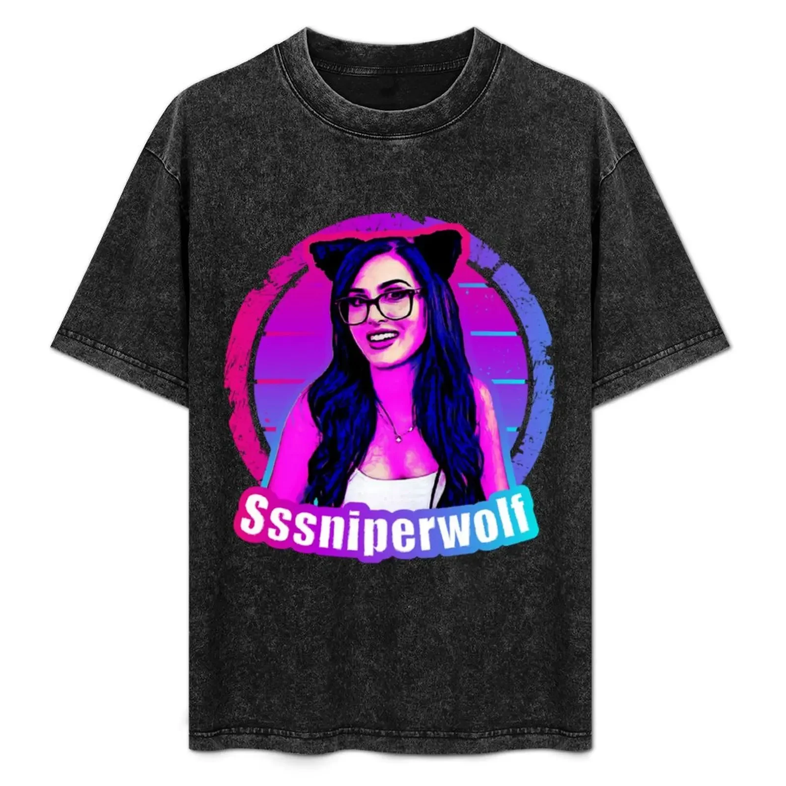 Sssniperwolf T-Shirt Casual Simple Design Short Sleeve Shirt
Sssniperwolf T-Shirt Casual Simple Design Short Sleeve Shirt