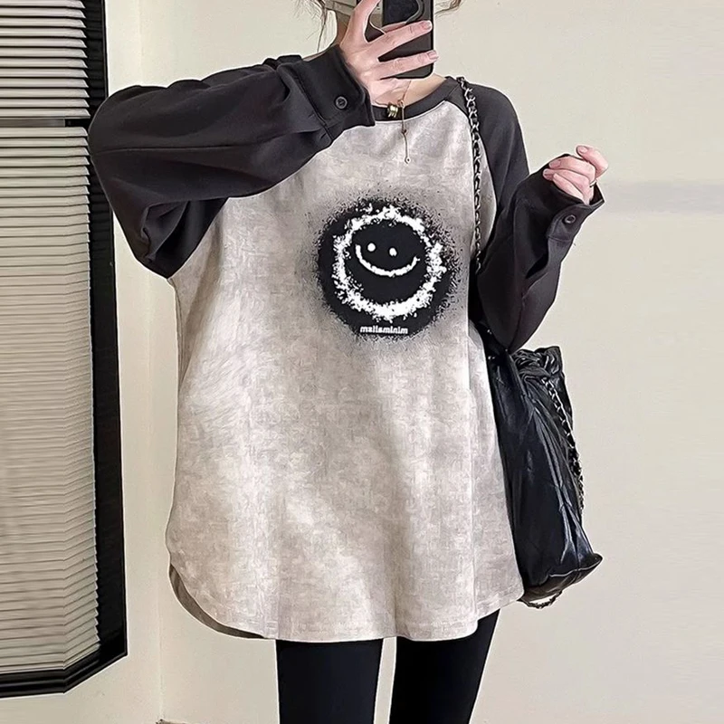 New Women Trendy Streetwear Oversized Print Gothic Harajuku Sweatshirts Y2K Female Casual O Neck Long Sleeve Pullover Tunic Tops
New Women Trendy Streetwear Oversized Print Gothic Harajuku Sweatshirts Y2K Female Casual O Neck Long Sleeve Pullover Tunic Tops
