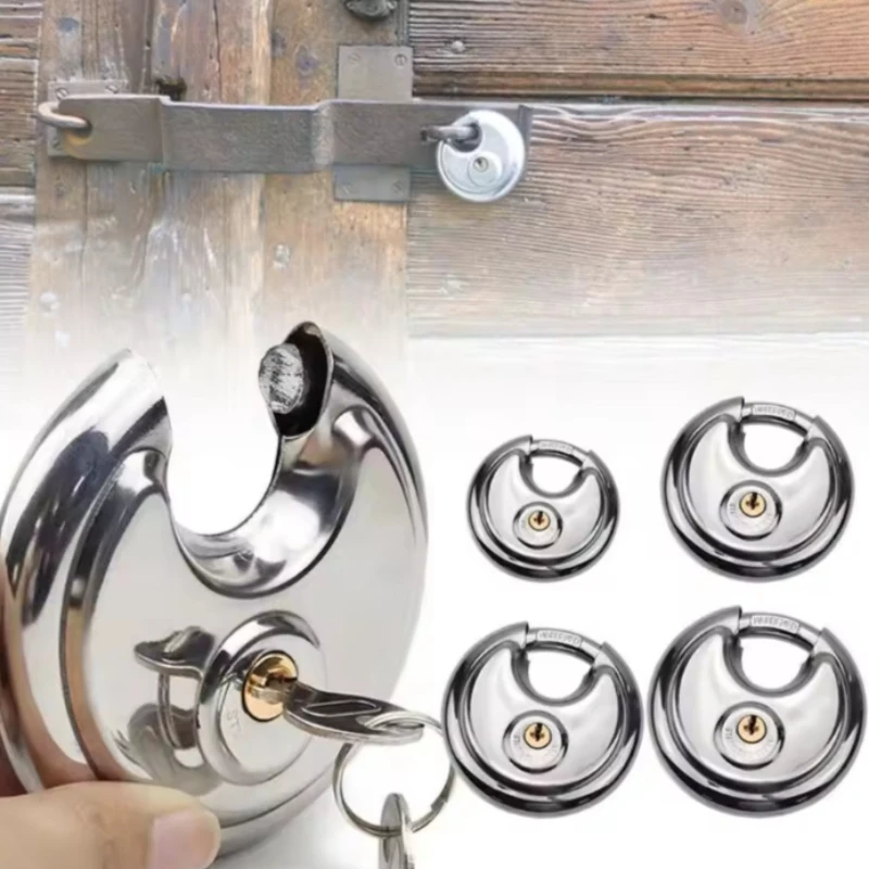 1/2PCS Round Stainless steel Heavy Duty Key Lock Security Padlock Outdoor Gym Safely Door Lock Anti-theft Tools
1/2PCS Round Stainless steel Heavy Duty Key Lock Security Padlock Outdoor Gym Safely Door Lock Anti-theft Tools