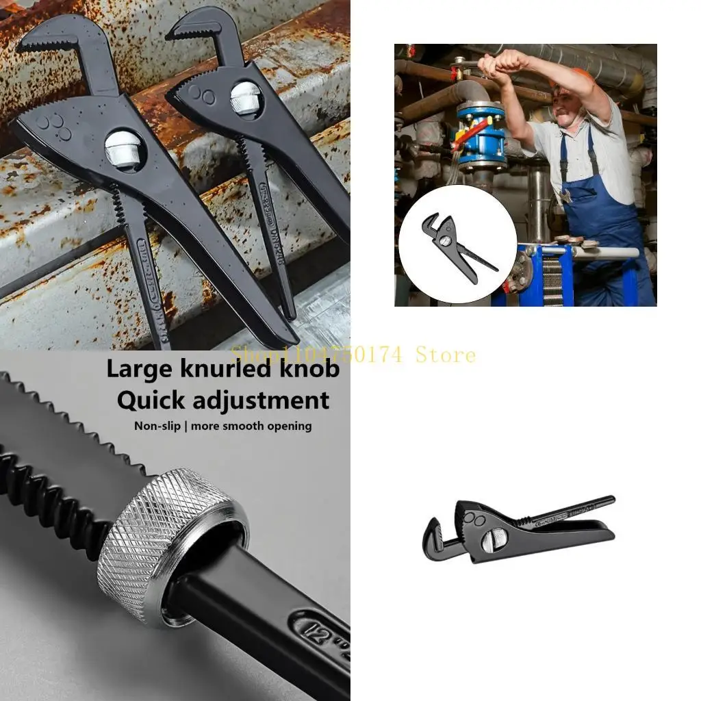 Pipe Wrench with Nonslip Handle High Grip Strength Plumbers Tool Easy Adjustment top sale
Pipe Wrench with Nonslip Handle High Grip Strength Plumbers Tool Easy Adjustment top sale