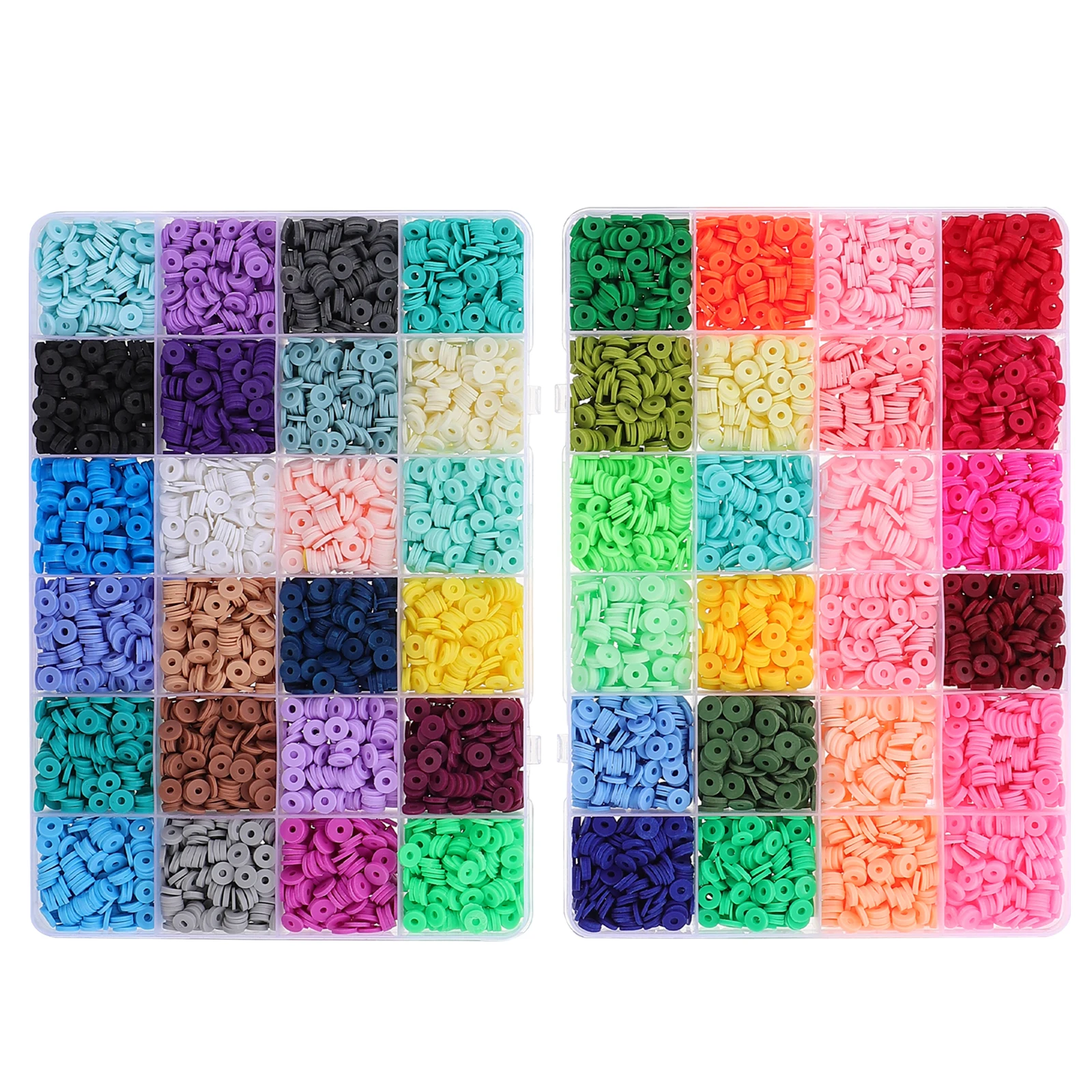 Soft Ceramic Beads Set 2 Boxes Polymer Clay Bracelet Kit Colorful Flat Craft Jewelry Making charms bracelets necklace decoration
Soft Ceramic Beads Set 2 Boxes Polymer Clay Bracelet Kit Colorful Flat Craft Jewelry Making charms bracelets necklace decoration
