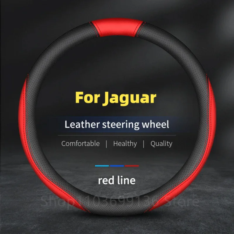 For Jaguar steering wheel handle cover XEL XFL PACE TYPE XF XJ XK E-PACE Leather feels breathable
For Jaguar steering wheel handle cover XEL XFL PACE TYPE XF XJ XK E-PACE Leather feels breathable