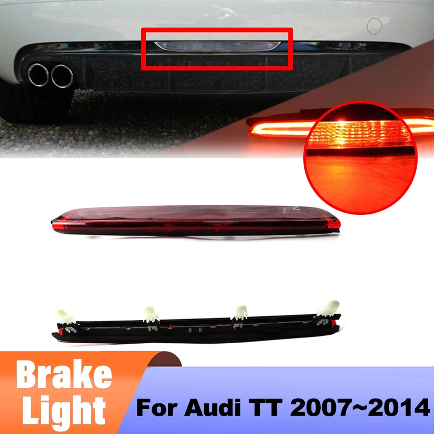 1 Pcs High-mounted Third 3RD Brake Light Lightweight Rear Bumper Stop Lamp Compatible For Audi TT 2007~2010 2011 2012 2013 2014
1 Pcs High-mounted Third 3RD Brake Light Lightweight Rear Bumper Stop Lamp Compatible For Audi TT 2007~2010 2011 2012 2013 2014