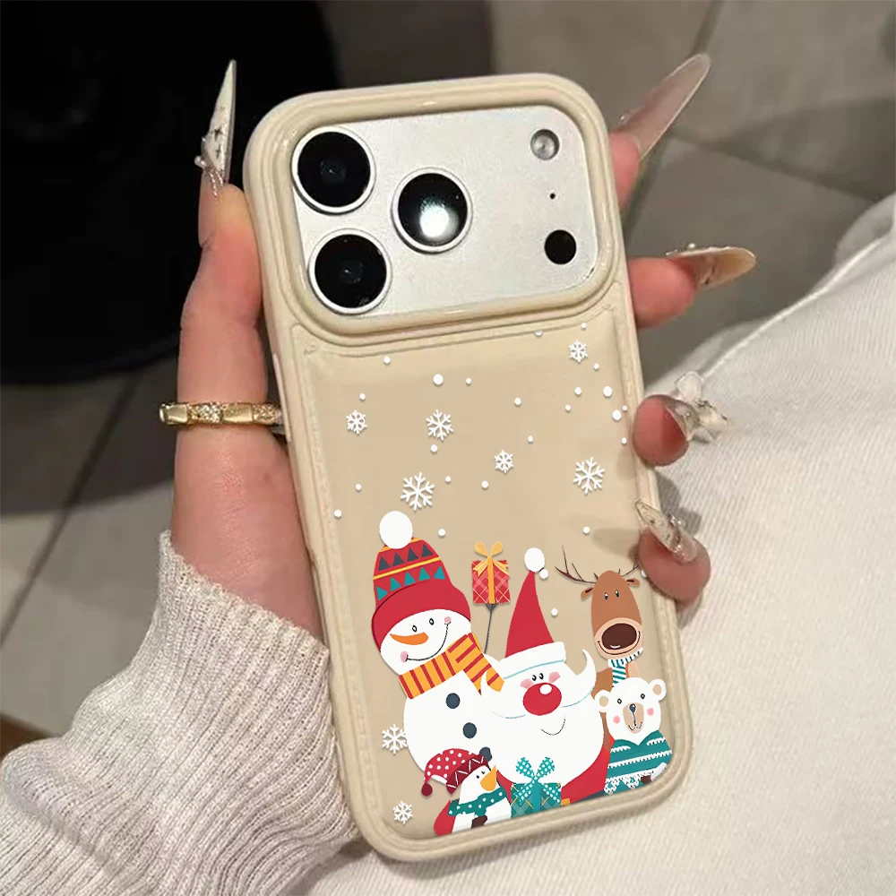 Cute Christmas Snowman Pattern Phone Case For iPhone 11 12 13 14 Plus 15 16 17 Pro Max 17Air Leather Shockproof Phone Cover
Cute Christmas Snowman Pattern Phone Case For iPhone 11 12 13 14 Plus 15 16 17 Pro Max 17Air Leather Shockproof Phone Cover