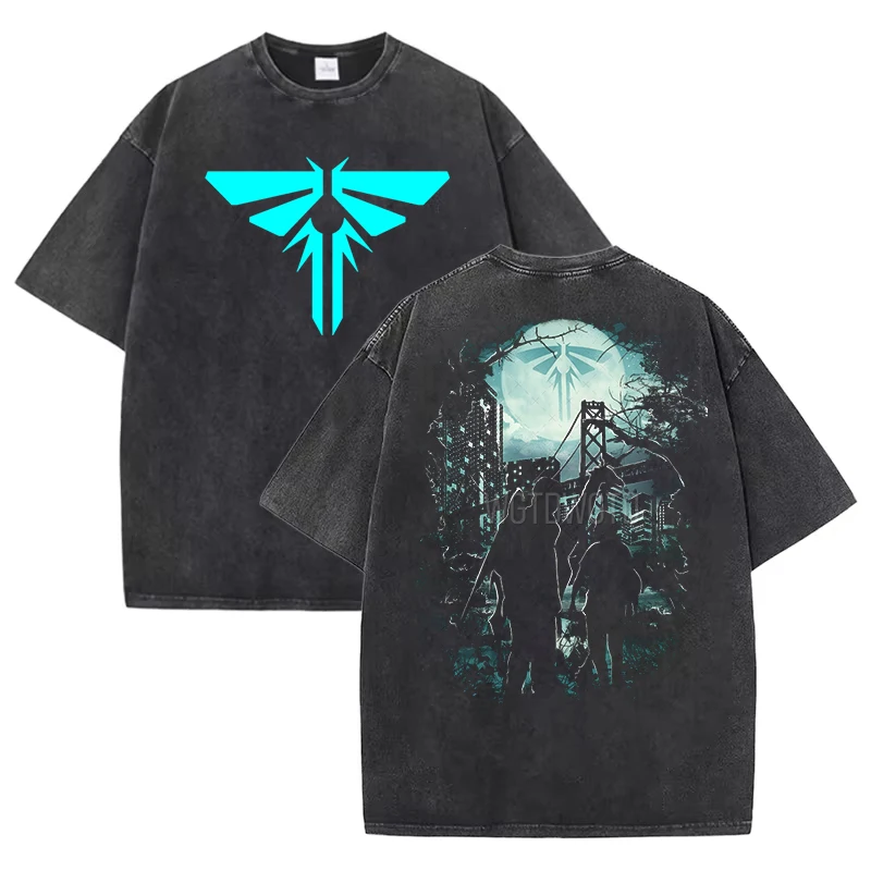 The Last Of Us Print T-Shirts For Women/Men Short Sleeve Round Neck Washed Cotton Tee Shirt Casual Summer Retro Tees Tops
The Last Of Us Print T-Shirts For Women/Men Short Sleeve Round Neck Washed Cotton Tee Shirt Casual Summer Retro Tees Tops