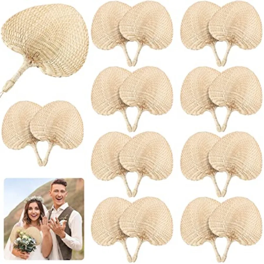 Pieces Wedding Raffia Fans Bamboo Natural Handmade Palm Leaf Hand Weaving Boho Fans for Guest Couple Summer Cooling Supplies Fa
Pieces Wedding Raffia Fans Bamboo Natural Handmade Palm Leaf Hand Weaving Boho Fans for Guest Couple Summer Cooling Supplies Fa