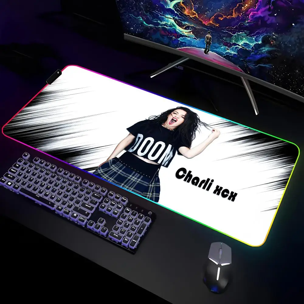 Charli XCX Mouse Pad Gamer RGB Deskmat Keyboard Mat Gaming Laptops LED Mousepad Desk Protector Anime Mause Mats
Charli XCX Mouse Pad Gamer RGB Deskmat Keyboard Mat Gaming Laptops LED Mousepad Desk Protector Anime Mause Mats