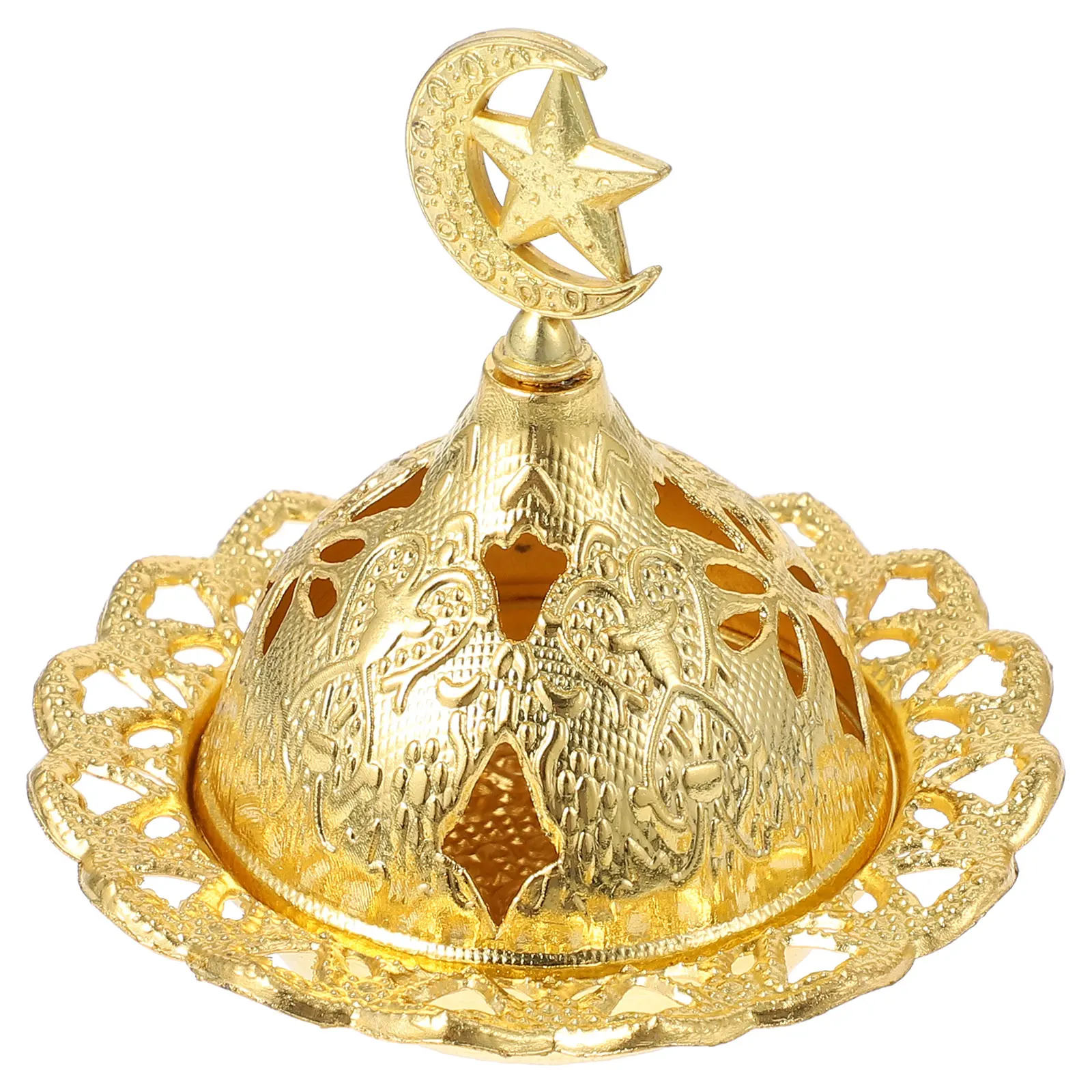Mini Tower Incense Burner Aroma Stove Alloy Desktop nament Middle East Style Home Decor Compact Size Practical Bedroom
Mini Tower Incense Burner Aroma Stove Alloy Desktop nament Middle East Style Home Decor Compact Size Practical Bedroom