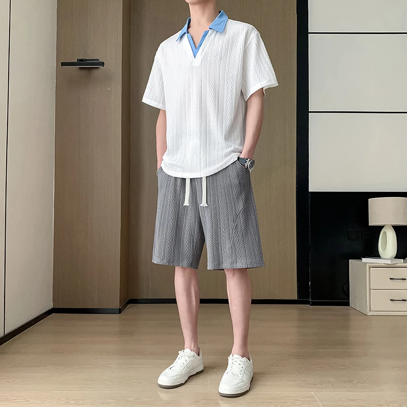 (T Shirt + shorts) 2026 summer fashion men shirt Cotton T shirts men's sets High quality T shirts Two Piece size M-4XL TZ01699
(T Shirt + shorts) 2026 summer fashion men shirt Cotton T shirts men's sets High quality T shirts Two Piece size M-4XL TZ01699