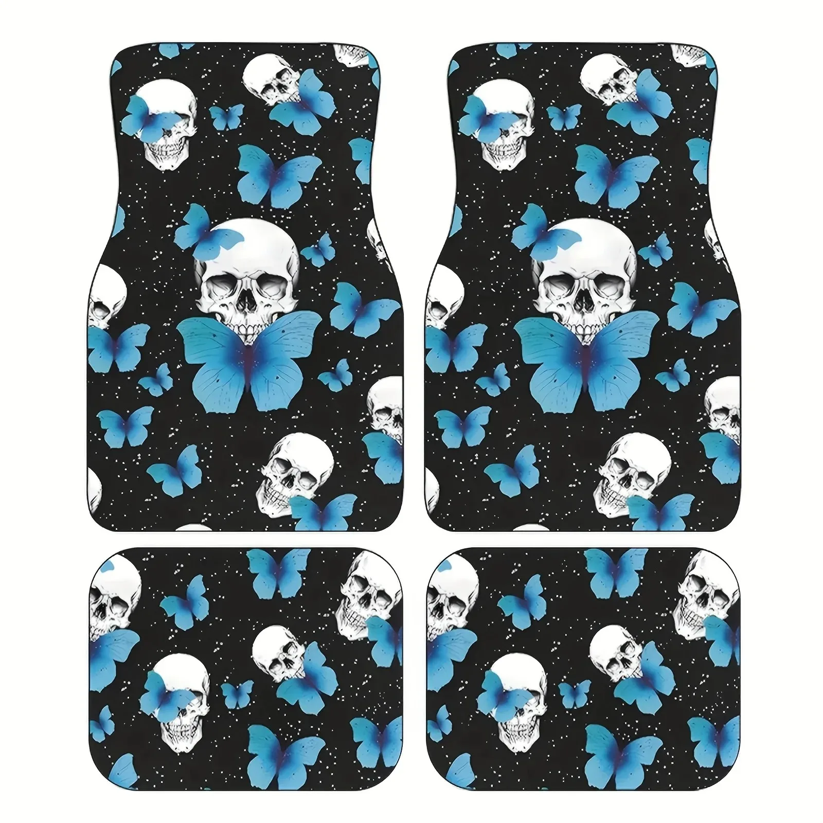 Butterfly Car Footrest Mat Set of Four, Featuring Floral Patterns Suitable for Sedans, SUVs, Trucks, Vans, Vehicle Decoration
Butterfly Car Footrest Mat Set of Four, Featuring Floral Patterns Suitable for Sedans, SUVs, Trucks, Vans, Vehicle Decoration