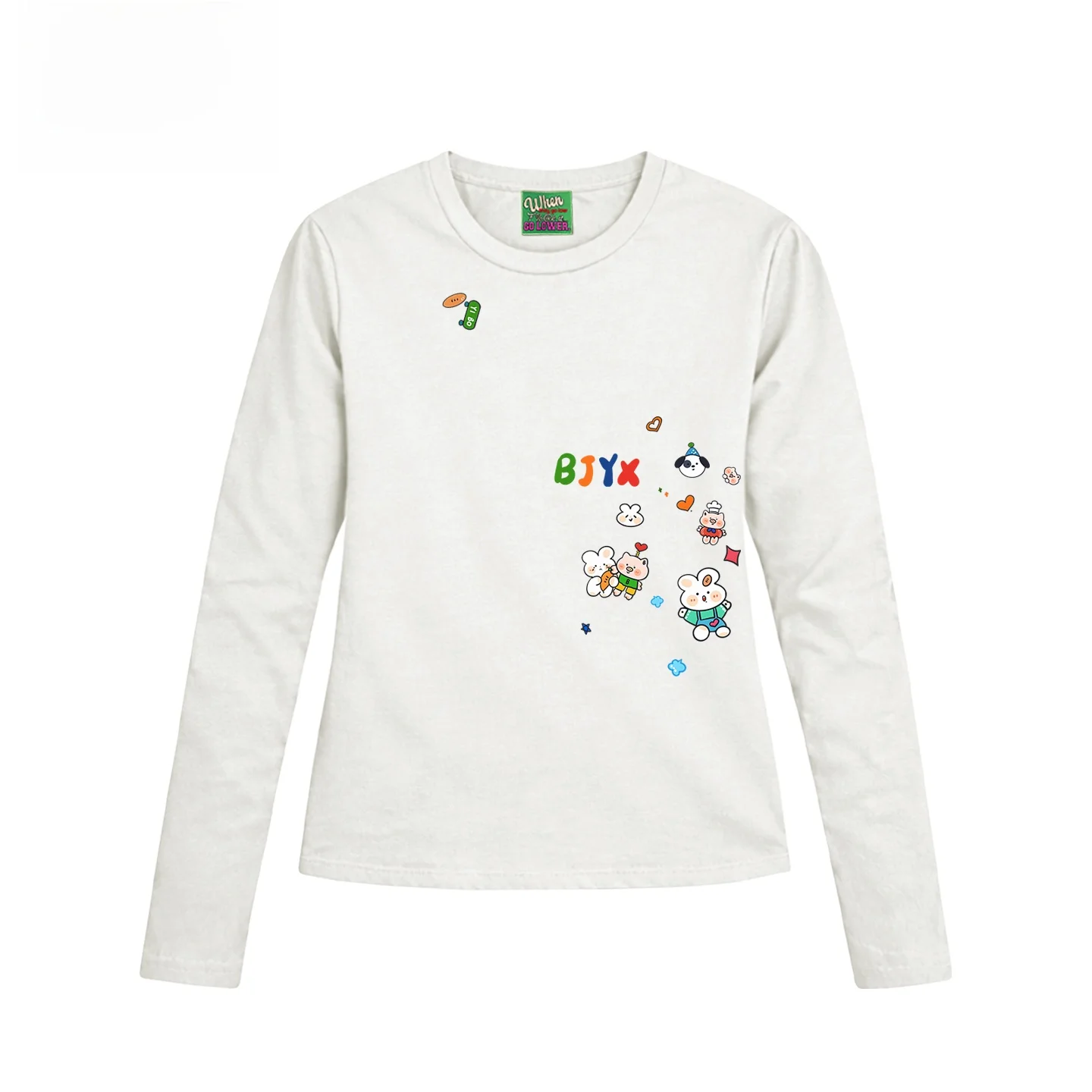 Interesting Soul Y2K Spicy Girl T-Shirt Design Sense JHYQins Style Cartoon Patchwork Casual Entertainment Cotton Long Sleeve ...
Interesting Soul Y2K Spicy Girl T-Shirt Design Sense JHYQins Style Cartoon Patchwork Casual Entertainment Cotton Long Sleeve ...