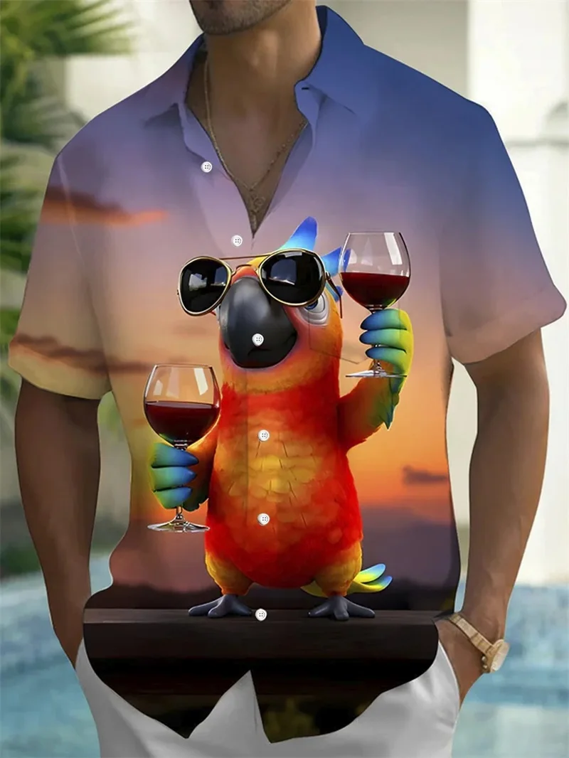 Summer Men's 3D Printed Marine Organism Graphic Hawaiian Shirt Summer Casual Short Sleeve Button Up Beach Shirts Blouse
Summer Men's 3D Printed Marine Organism Graphic Hawaiian Shirt Summer Casual Short Sleeve Button Up Beach Shirts Blouse